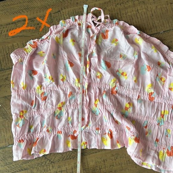 ⭐️3/$30⭐️BP Women BNWOT PINK floral tube top - Picture 9 of 9